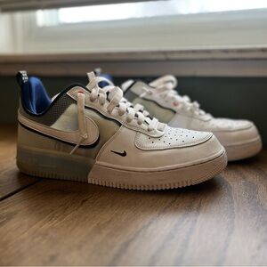 Nike Air Force 1 React White Light Photo Blue